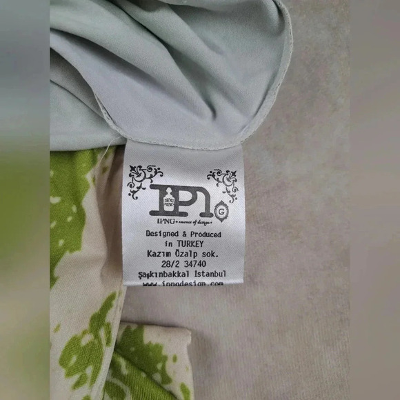 IPNG essence of design Leggings Light Green Beaded Size M/L Unique - Picture 8 of 12